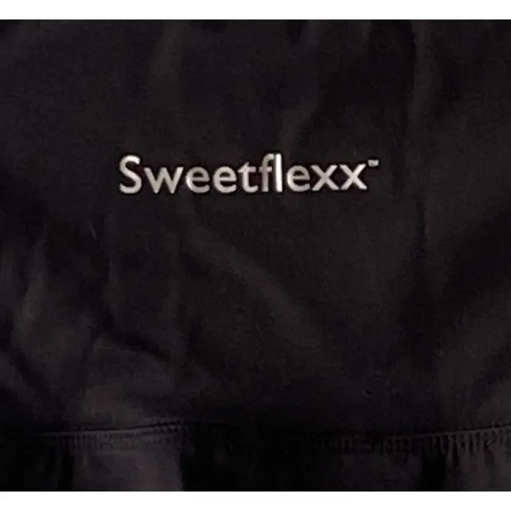 Sweetflexx Resistance Leggings W/ Pockets Womens 8 Black Workout ActiveWear NWOT